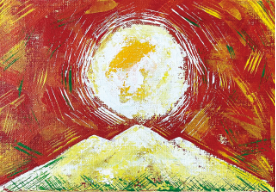 岩木山画1