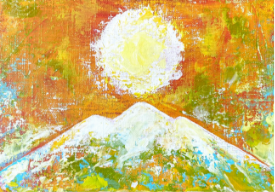岩木山画2